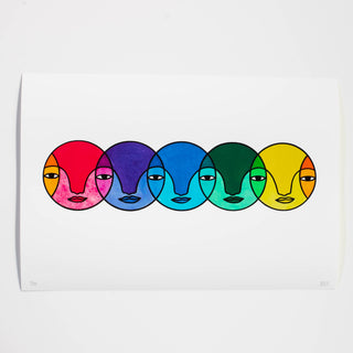 Jen Heads - 'Connected - in Colour' Limited Edition Print Fiksate Gallery