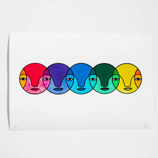 Jen Heads - 'Connected - in Colour' Limited Edition Print Fiksate Gallery