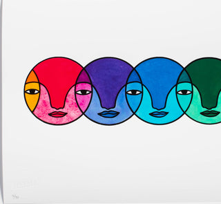 Jen Heads - 'Connected - in Colour' Limited Edition Print Fiksate Gallery