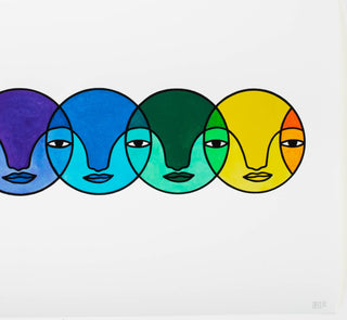 Jen Heads - 'Connected - in Colour' Limited Edition Print Fiksate Gallery