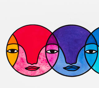 Jen Heads - 'Connected - in Colour' Limited Edition Print Fiksate Gallery