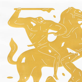 Cleon Peterson - Into the Night MMXXI - Gold - Fiksate Gallery