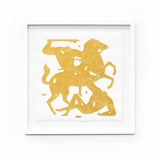 Cleon Peterson - Into the Night MMXXI - Gold - Fiksate Gallery