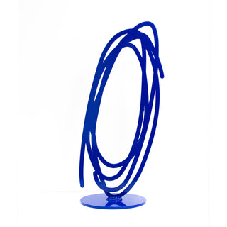 Nathan Ingram - Superimposition Loop - Blue Sculpture