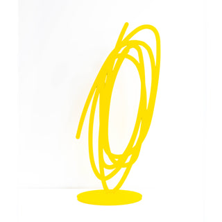 Nathan Ingram - Superimposition Loop - Yellow Sculpture