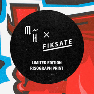 Berst - M/K Press x Fiksate - 'Block Type 3 ' Framed